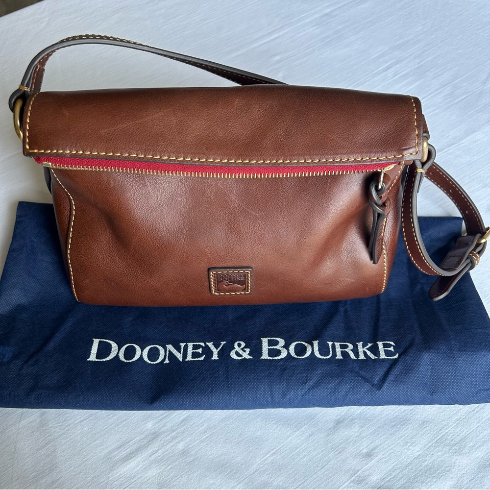 Dooney & Bourke Brown Florentine Leather Shoulder Bag